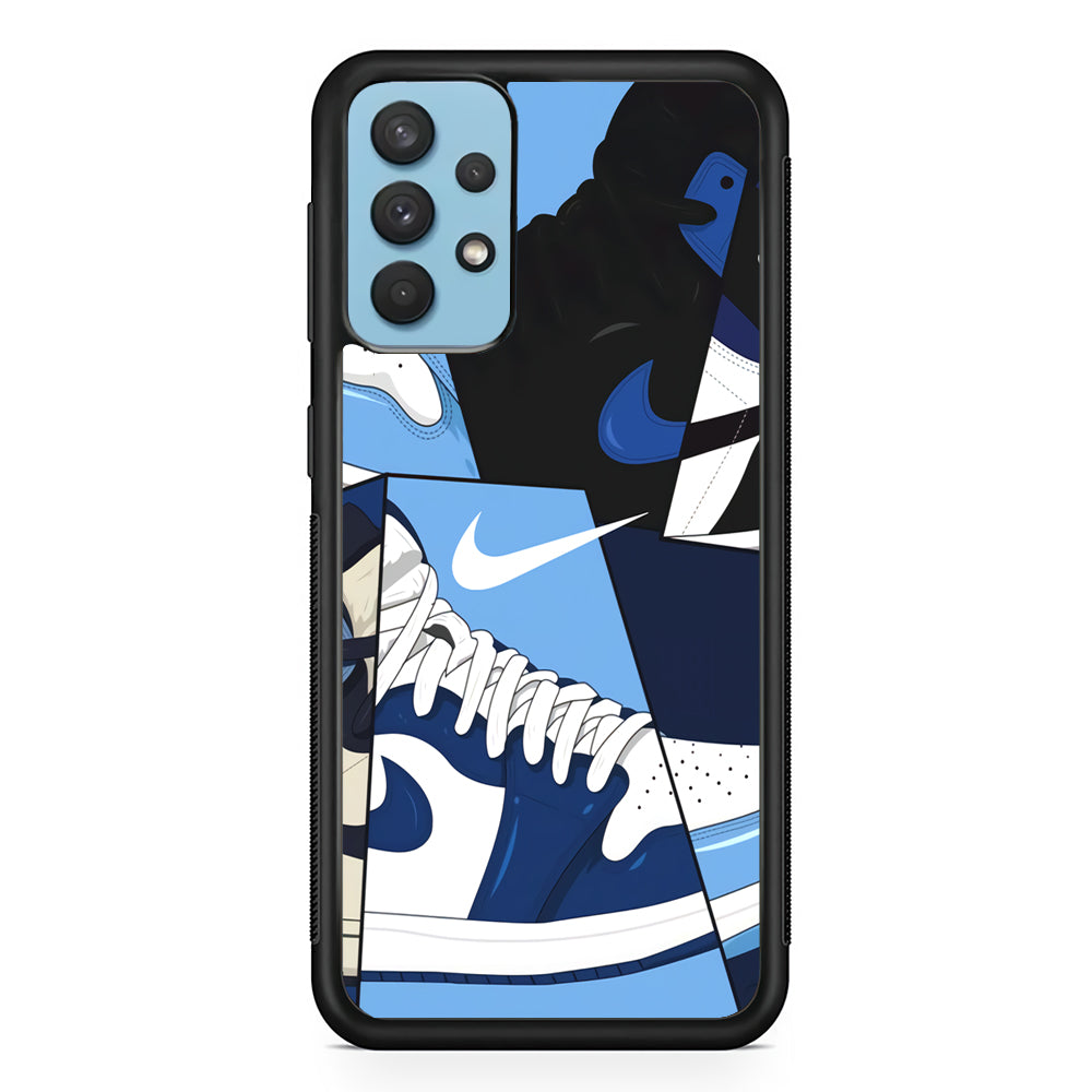 Nike Shoes Sea Color Samsung Galaxy A32 Case-Xtracase