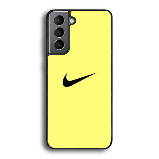 Nike Simple Cream Samsung Galaxy S21 Case-Xtracase
