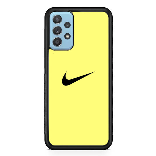 Nike Simple Cream Samsung Galaxy A52 Case-Xtracase