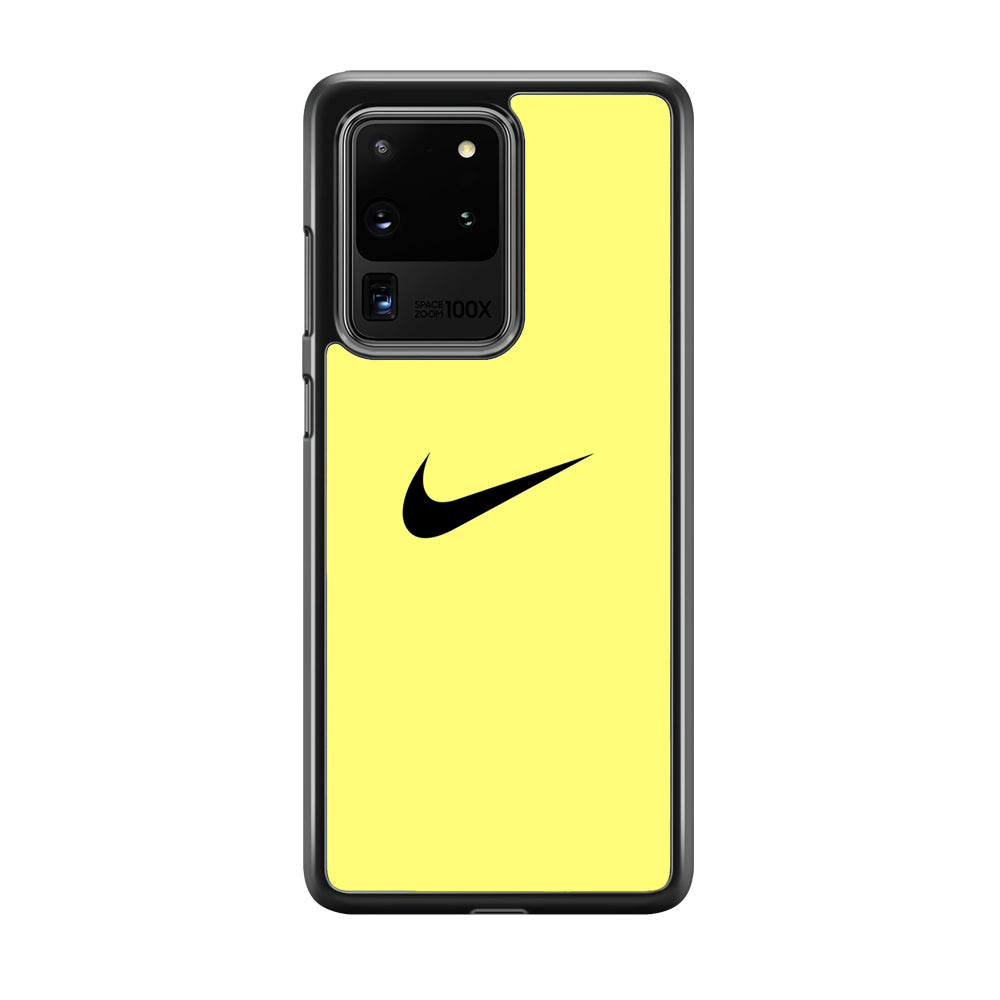 Nike Simple Cream Samsung Galaxy S20 Ultra Case-Xtracase