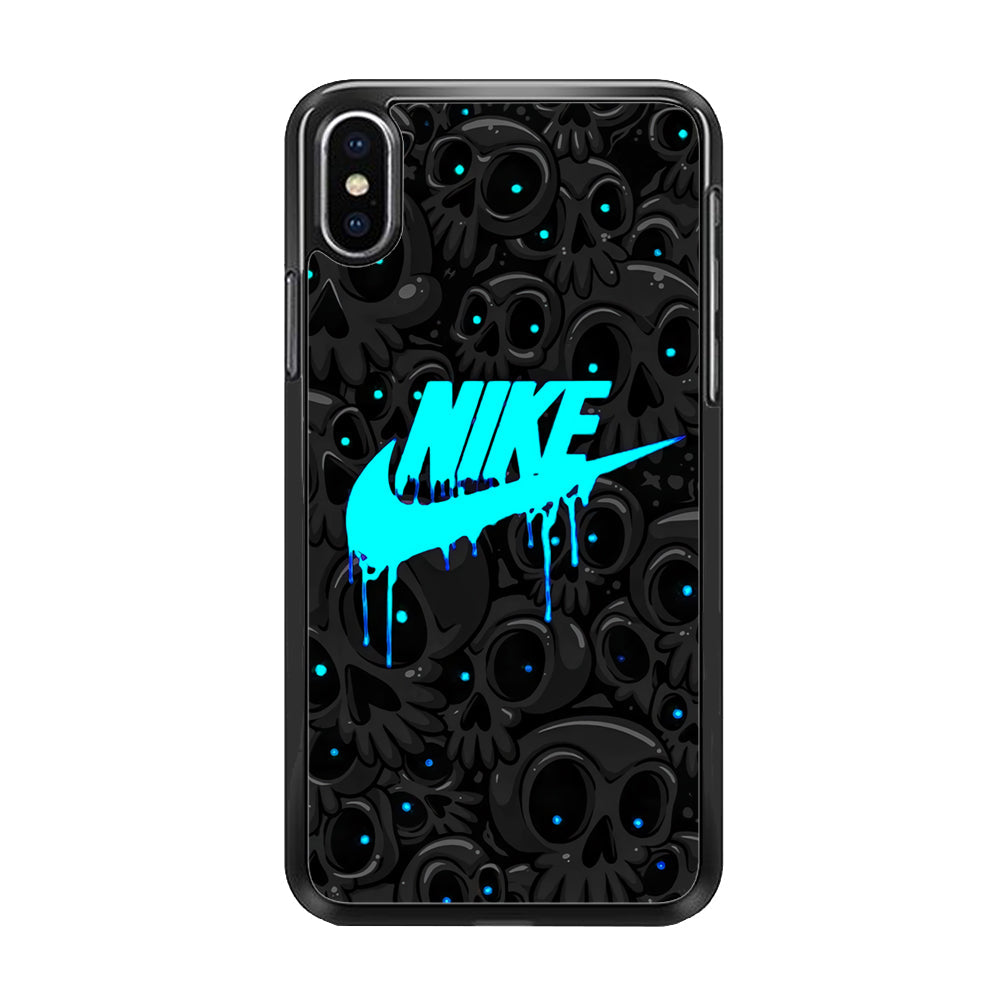 Nike Skull Light Logo iPhone XS MAX Case-Xtracase