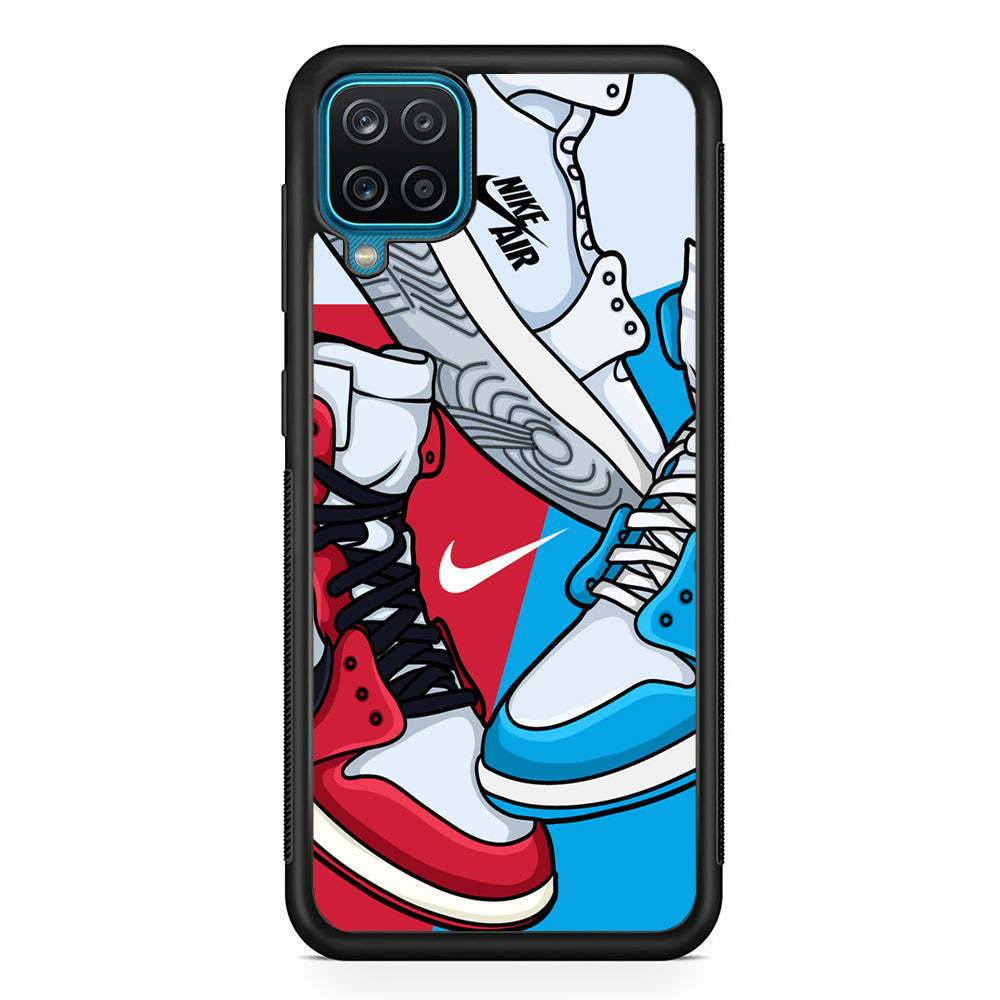 Nike Sneak Shoes Samsung Galaxy A12 Case-Xtracase