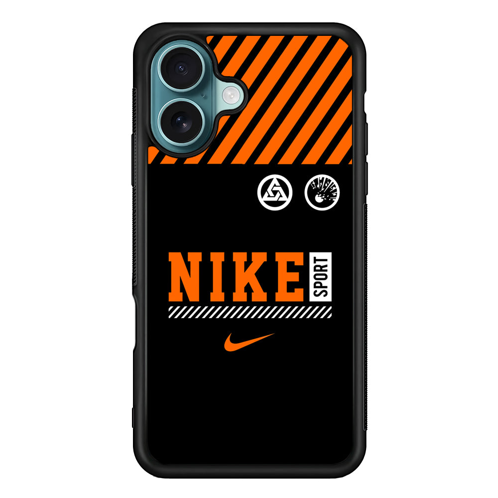 Nike Sport Line Graphics iPhone 16 Case - Xtracase