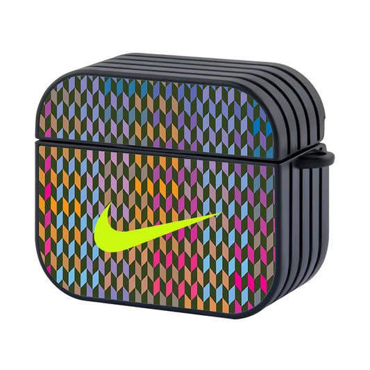 Nike Square Pattern Illusion Apple Airpods 4 Case - Xtracase