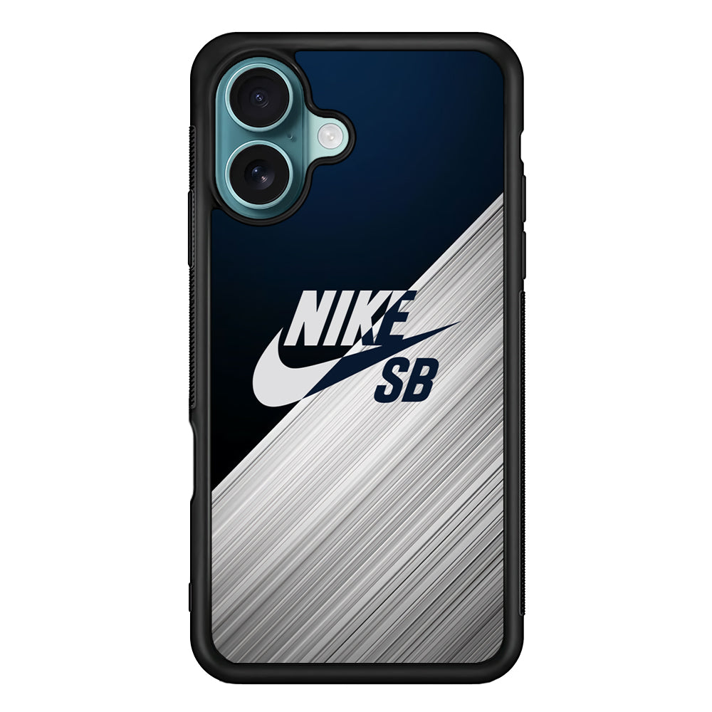 Nike Two Side Colour White Layer iPhone 16 Plus Case - Xtracase