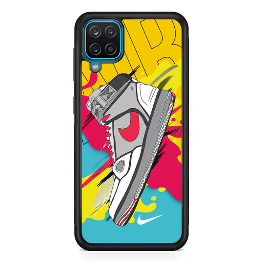Nike Vibes of Swanky Samsung Galaxy A12 Case-Xtracase