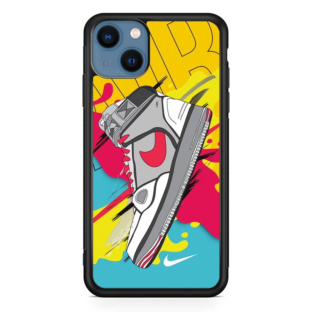 Nike Vibes of Swanky iPhone 14 Plus Case-Xtracase
