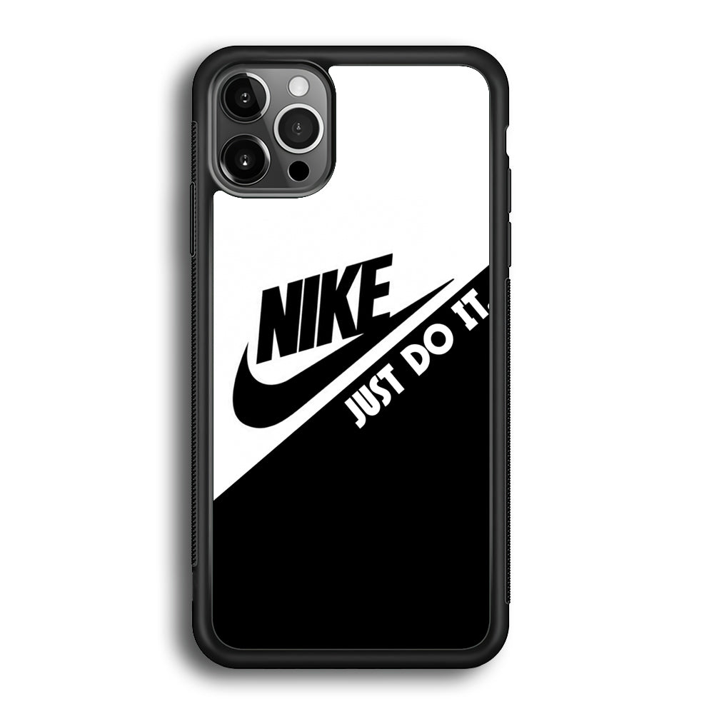 Nike White Black Combination iPhone 12 Pro Case-Xtracase