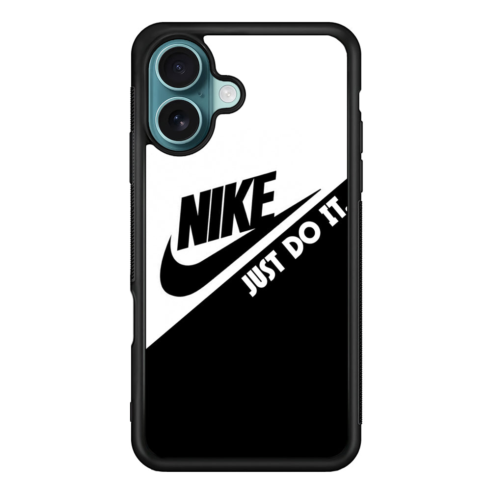 Nike White Black Combination iPhone 16 Case - Xtracase