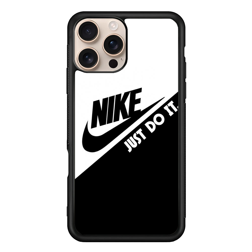 Nike White Black Combination iPhone 16 Pro Case - Xtracase