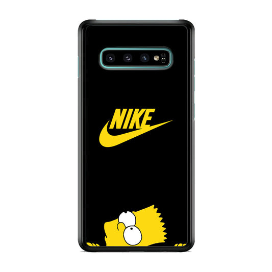 Nike Bart Simpson Samsung Galaxy S10 Case-Xtracase