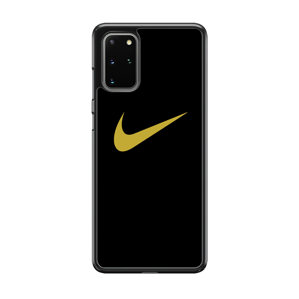Nike Gold Logo Black Samsung Galaxy S20 Plus Case-Xtracase