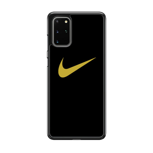 Nike Gold Logo Black Samsung Galaxy S20 Plus Case-Xtracase