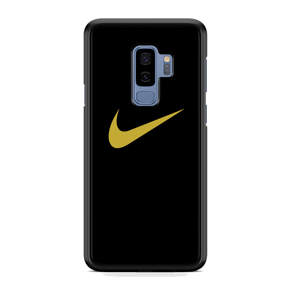 Nike Gold Logo Black Samsung Galaxy S9 Plus Case-Xtracase
