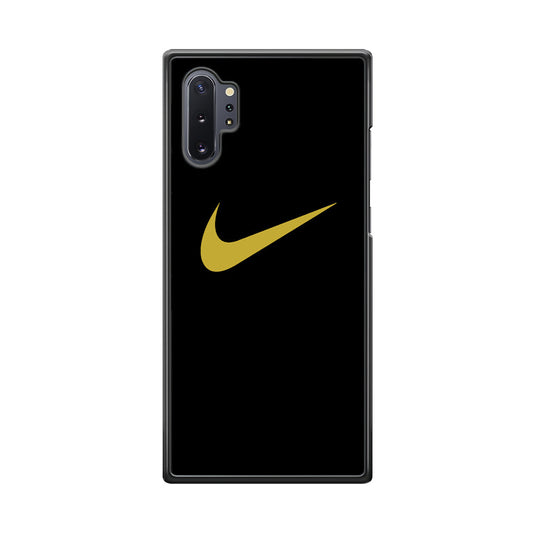 Nike Gold Logo Black Samsung Galaxy Note 10 Plus Case-Xtracase