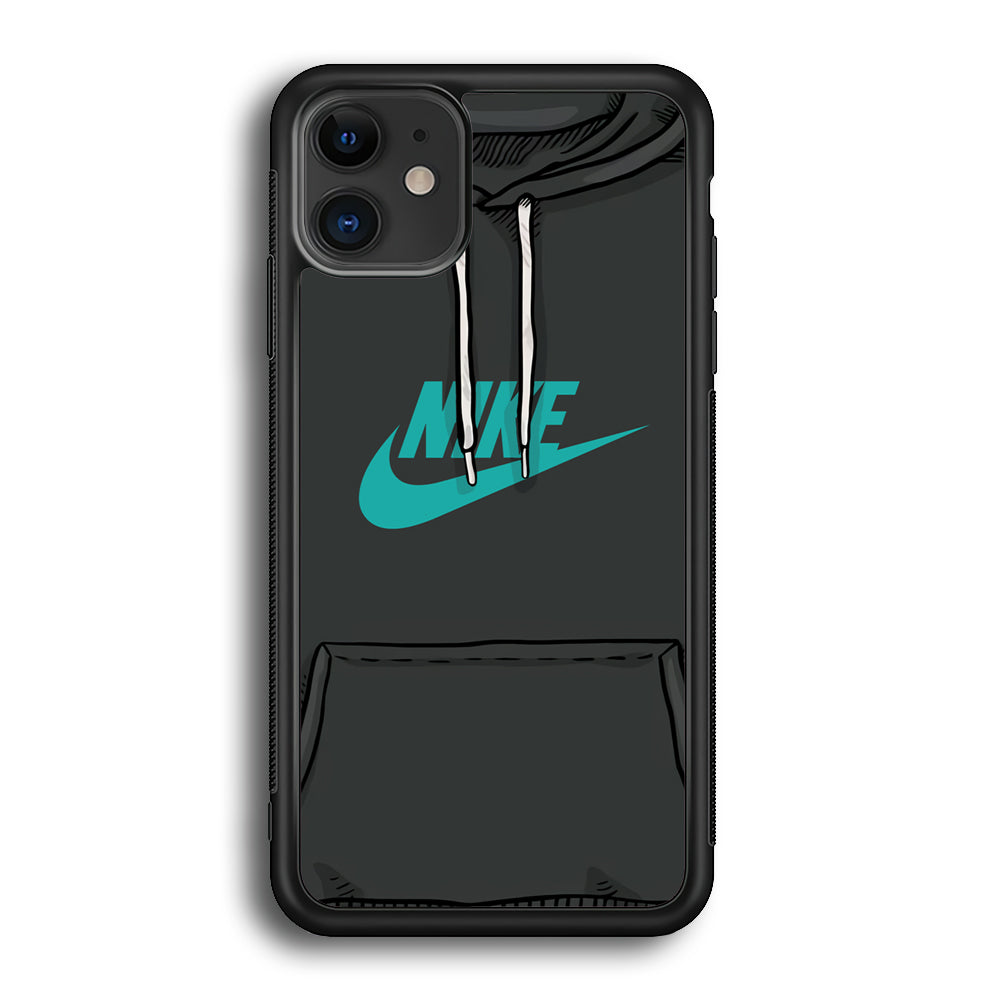 Nike Grey Hoodie iPhone 12 Case-Xtracase