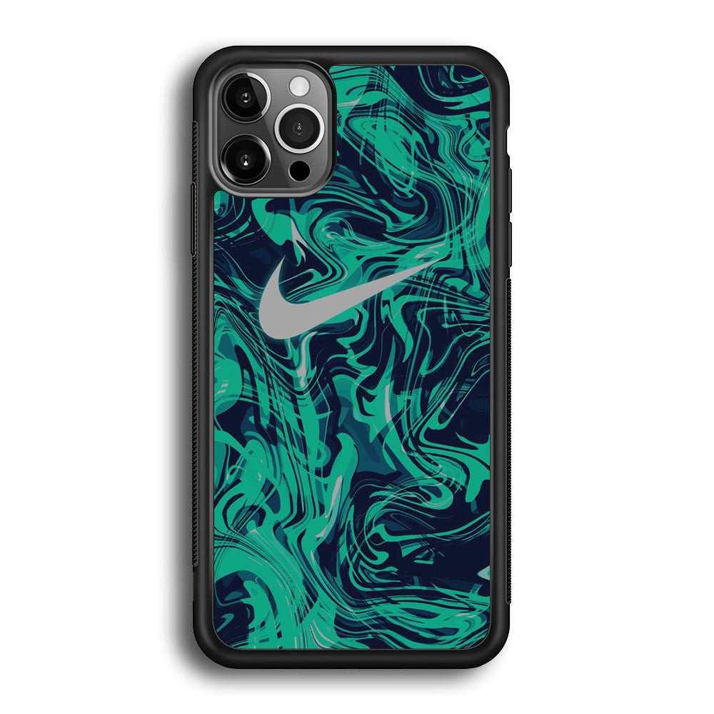 Nike Logo Tosca Marble iPhone 12 Pro Case-Xtracase