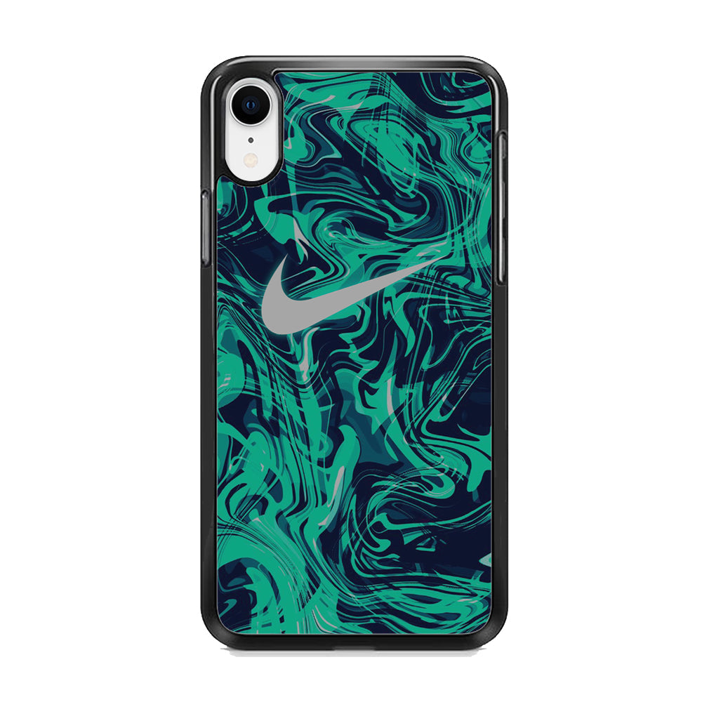 Nike Logo Tosca Marble iPhone XR Case-Xtracase