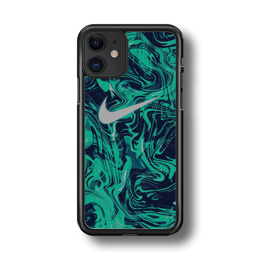 Nike Logo Tosca Marble iPhone 11 Case-Xtracase