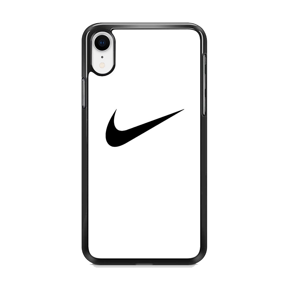 Nike White Milk Black Logo iPhone XR Case-Xtracase