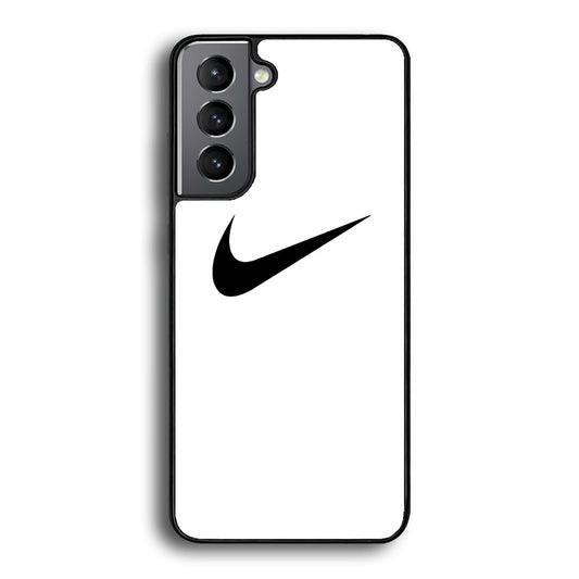 Nike White Milk Black Logo Samsung Galaxy S21 Case-Xtracase