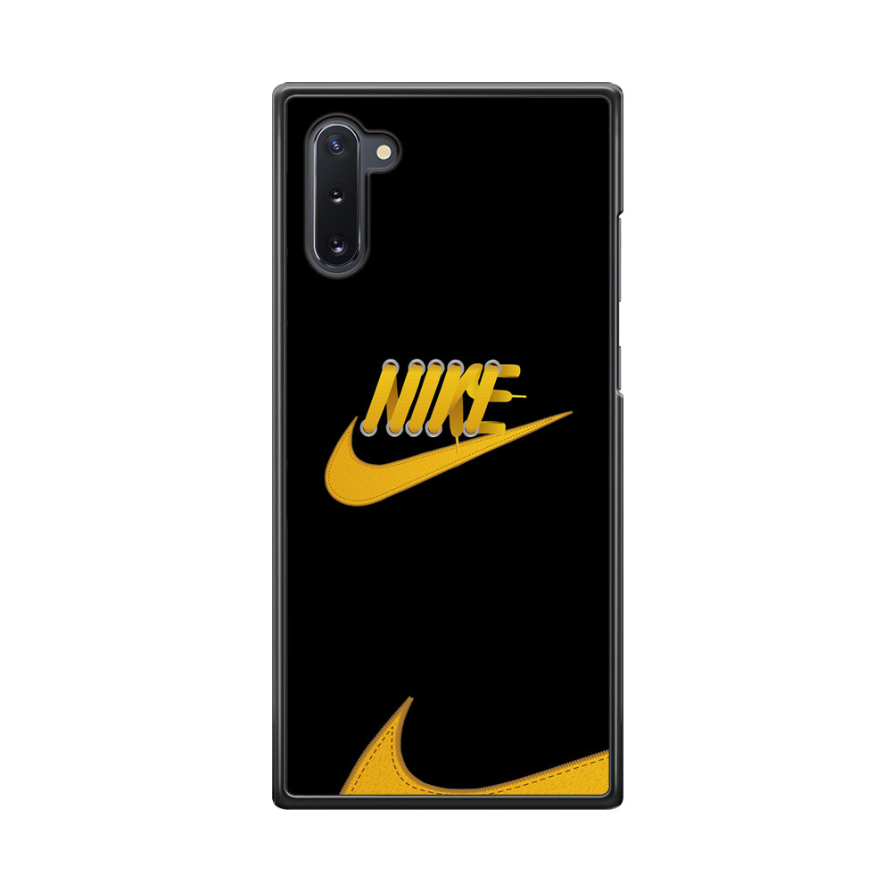 Nike Yellow Shoelace Samsung Galaxy Note 10 Case-Xtracase