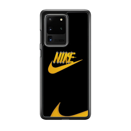 Nike Yellow Shoelace Samsung Galaxy S20 Ultra Case-Xtracase