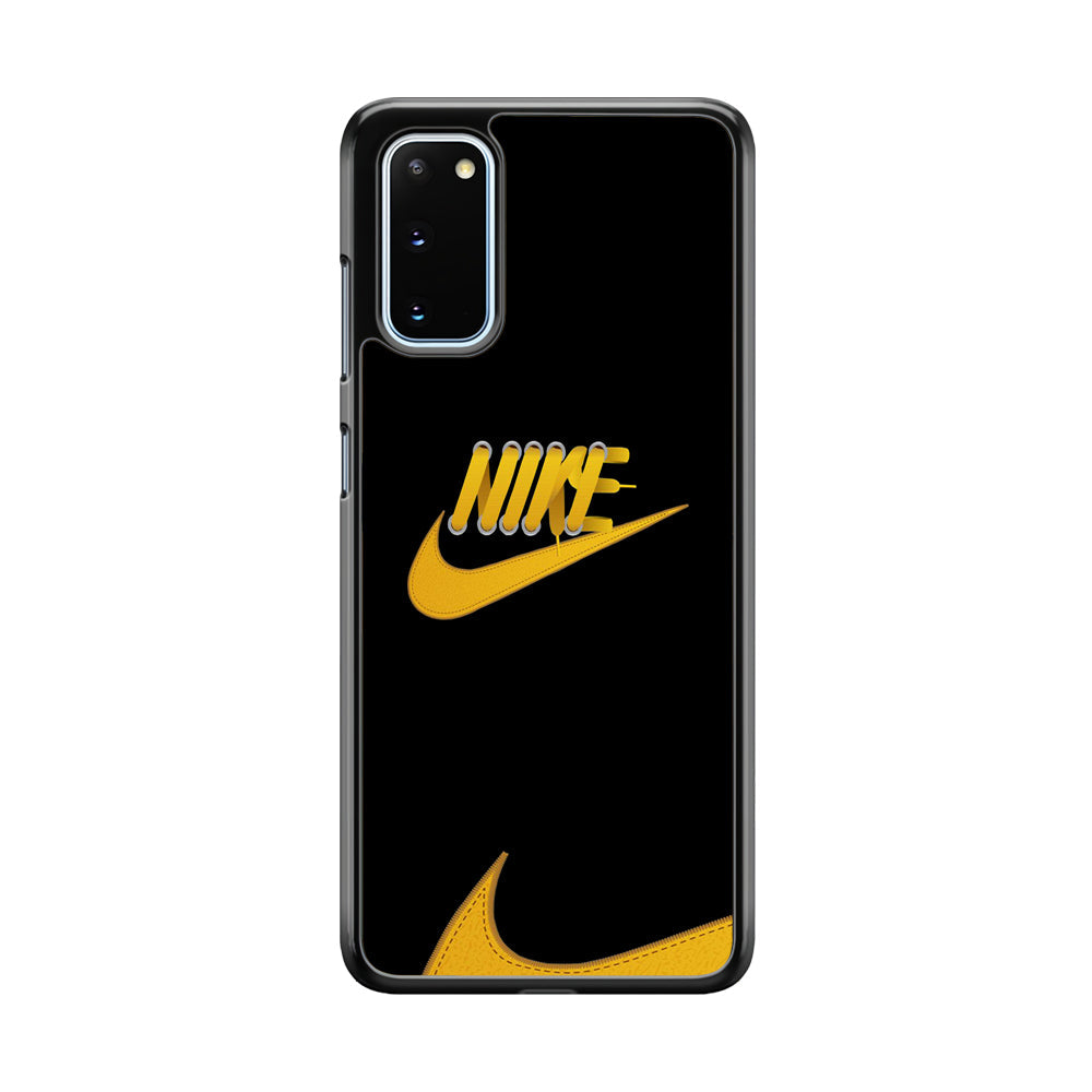 Nike Yellow Shoelace Samsung Galaxy S20 Case-Xtracase