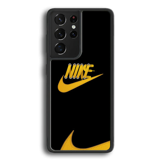 Nike Yellow Shoelace Samsung Galaxy S21 Ultra Case-Xtracase