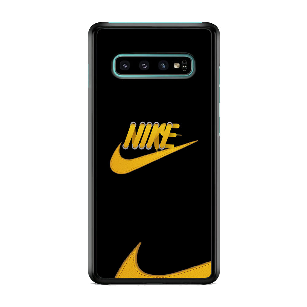 Nike Yellow Shoelace Samsung Galaxy S10 Case-Xtracase