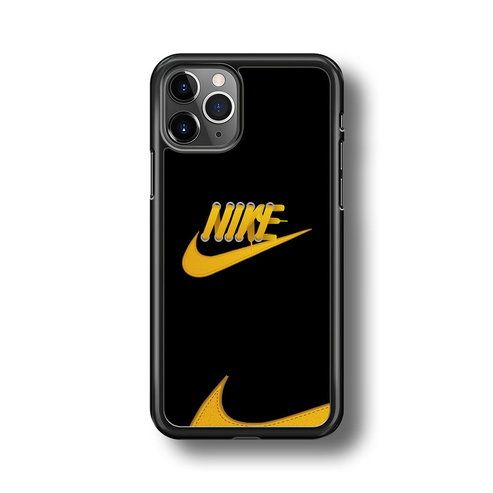 Nike Yellow Shoelace iPhone 11 Pro Max Case-Xtracase