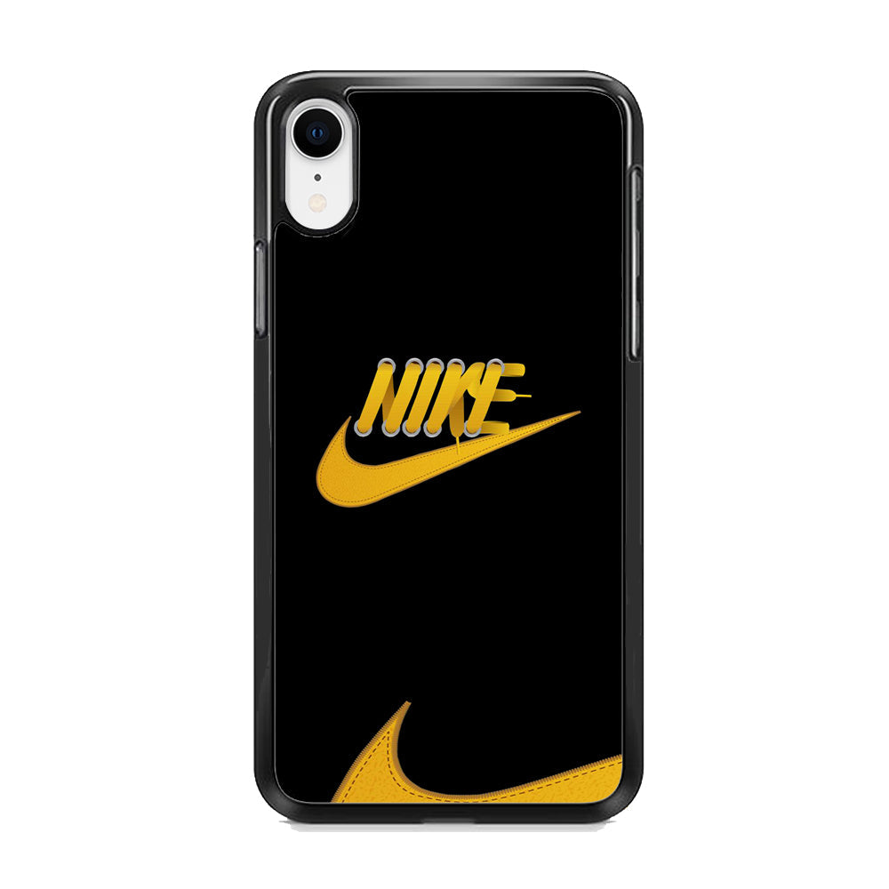 Nike Yellow Shoelace iPhone XR Case-Xtracase