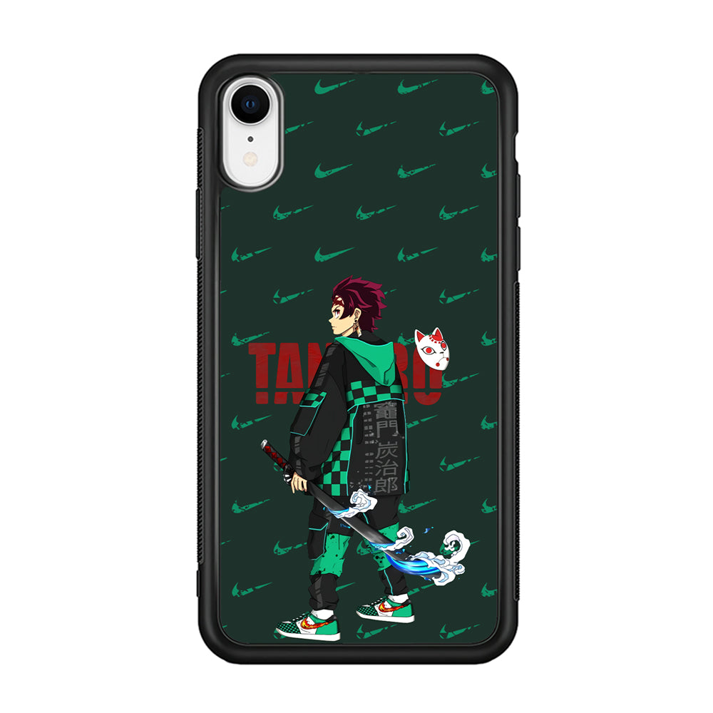 Nike on Tanjiro Suit iPhone XR Case-Xtracase