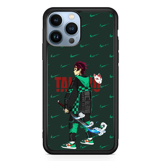 Nike on Tanjiro Suit iPhone 14 Pro Max Case-Xtracase