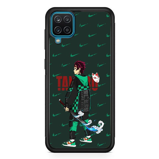 Nike on Tanjiro Suit Samsung Galaxy A12 Case-Xtracase