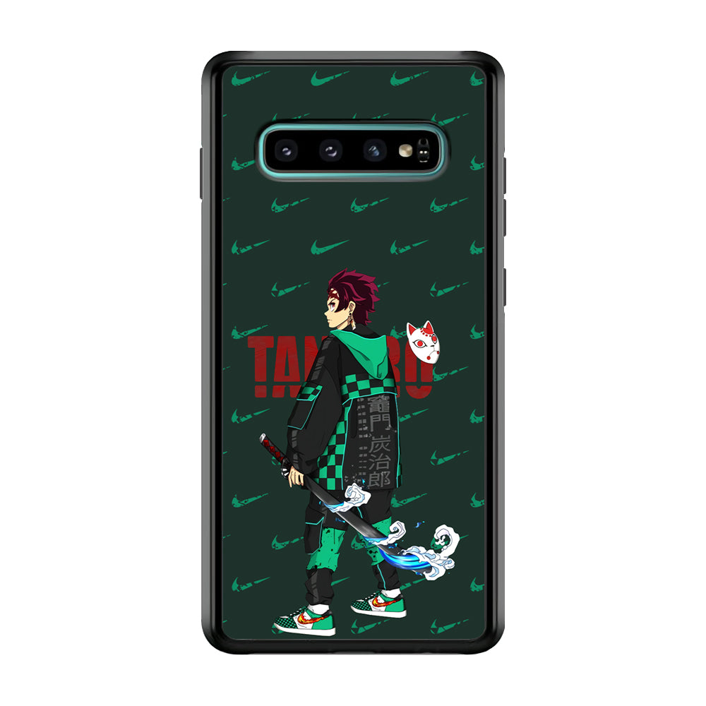 Nike on Tanjiro Suit Samsung Galaxy S10 Plus Case-Xtracase