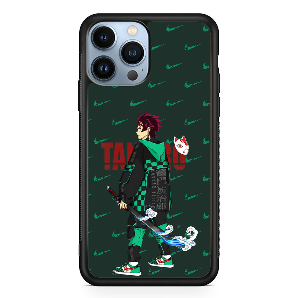 Nike on Tanjiro Suit iPhone 13 Pro Max Case-Xtracase