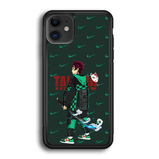 Nike on Tanjiro Suit iPhone 12 Case-Xtracase