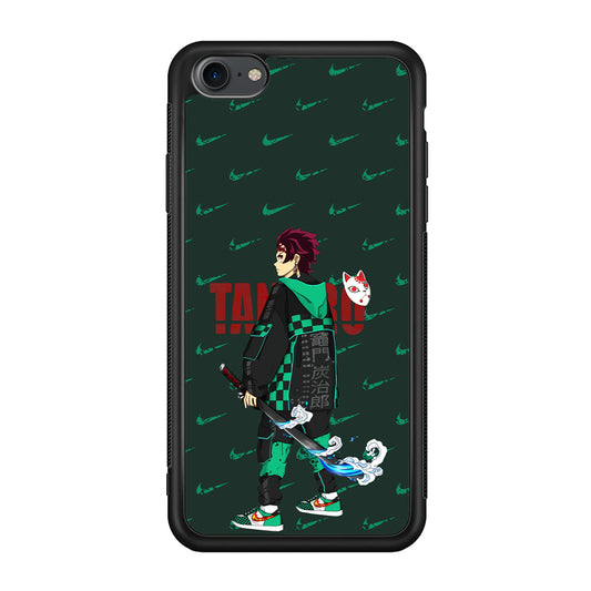 Nike on Tanjiro Suit iPhone 8 Case-Xtracase