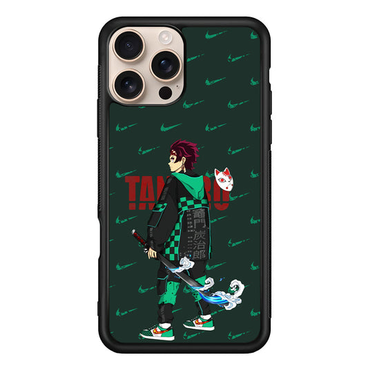 Nike on Tanjiro Suit iPhone 16 Pro Max Case - Xtracase
