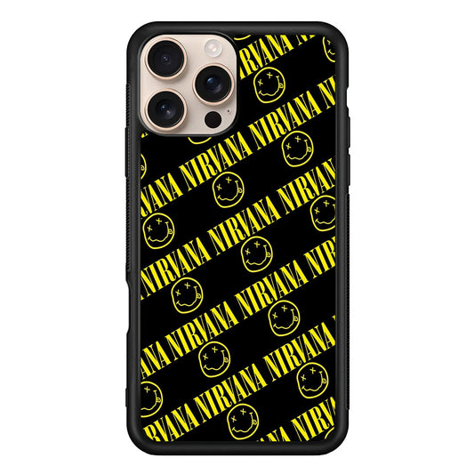 Nirvana Smiley Face iPhone 16 Pro Max Case - iPhone 16 Pro Max