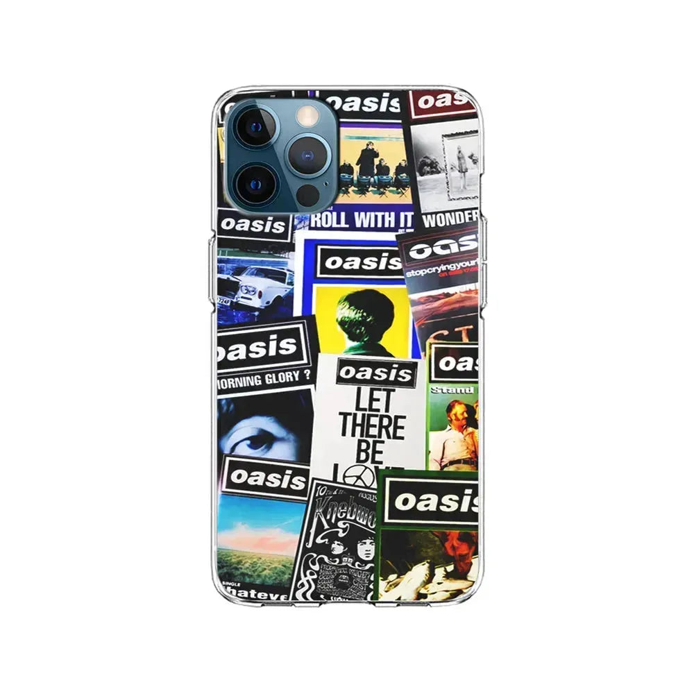 Oasis Album Cover iPhone 15 Pro Max Case-Clear Soft Case-Xtracase