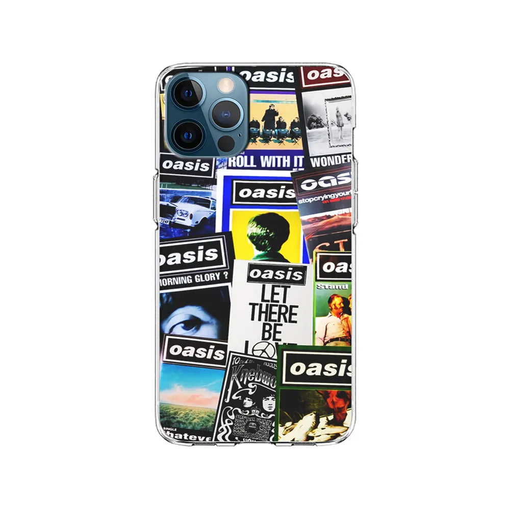 Oasis Album Cover iPhone 13 Pro Case-Clear Soft Case-Xtracase