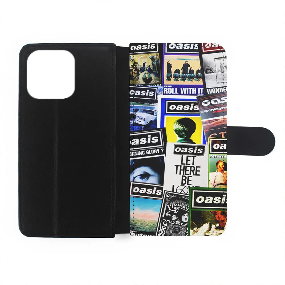 Oasis Album Cover iPhone 13 Pro Case-Flip Wallet Case-Xtracase