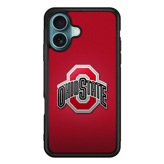 Ohio State Logo Red iPhone 16 Case - Xtracase