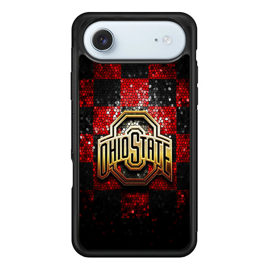 Ohio State Red Black Glitter iPhone 17 Air Case - Xtracase