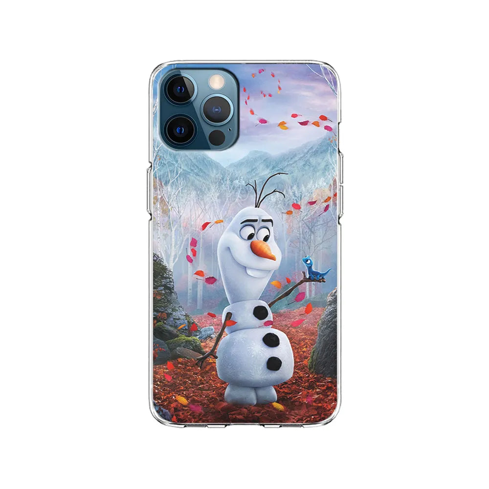 Olaf Frozen in the morning iPhone 13 Pro Case-Clear Soft Case-Xtracase
