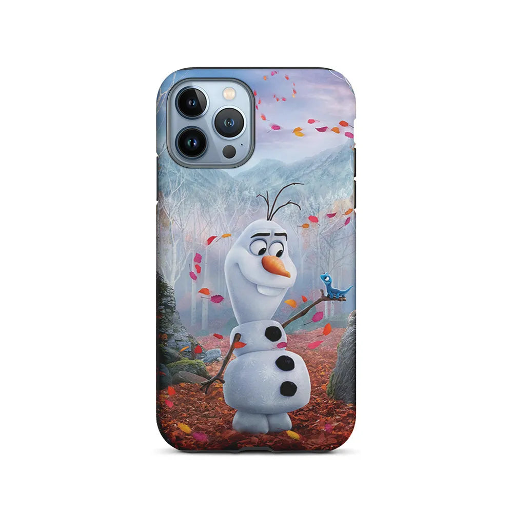Olaf Frozen in the morning iPhone 13 Pro Case-2 in 1 Tough Case-Xtracase
