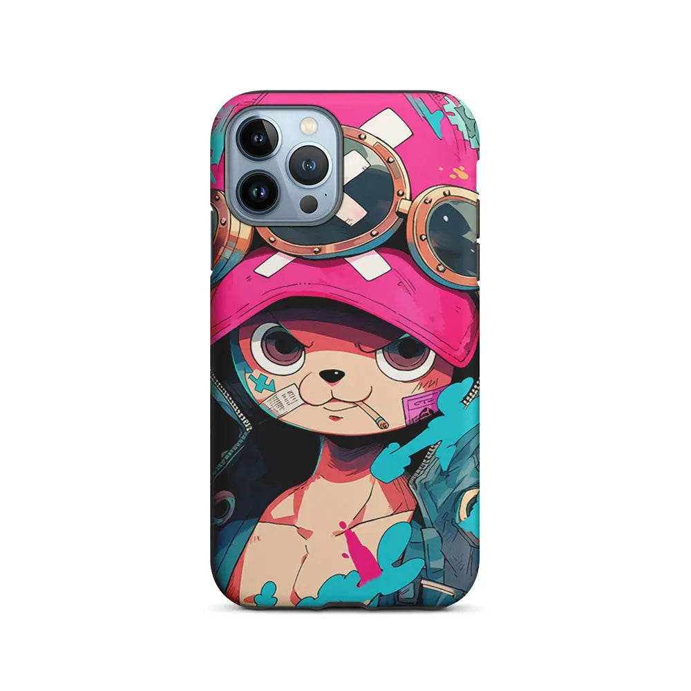One Piece Bad Chopper iPhone 13 Pro Case-2 in 1 Tough Case-Xtracase