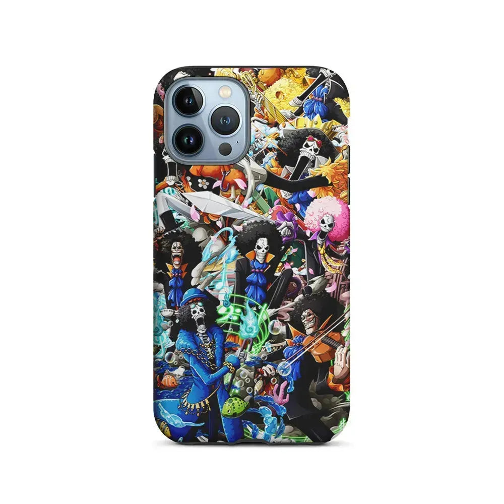 One Piece Brook Aesthetic iPhone 15 Pro Max Case-2 in 1 Tough Case-Xtracase